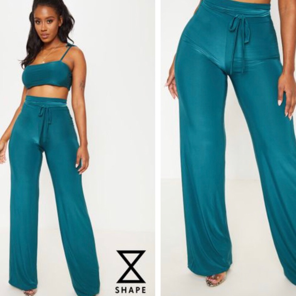 PLT Slinky Emerald Green Set (Worn Once)